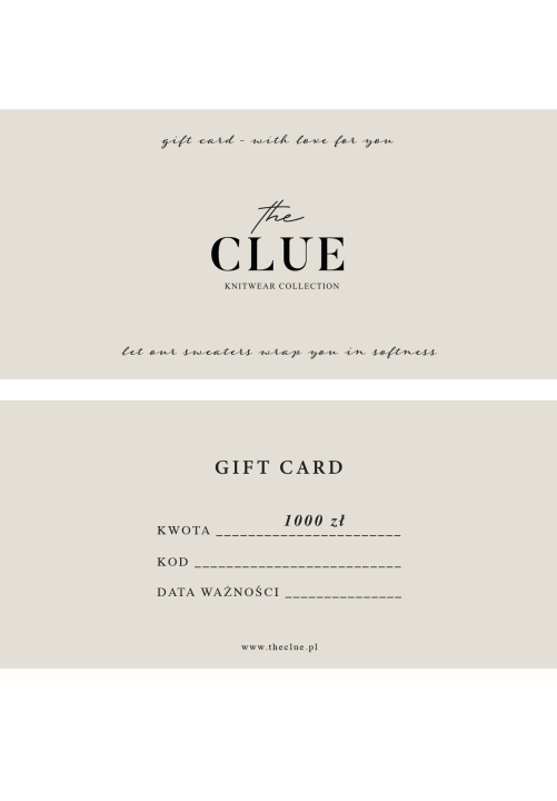 E-KARTA PODARUNKOWA 1000