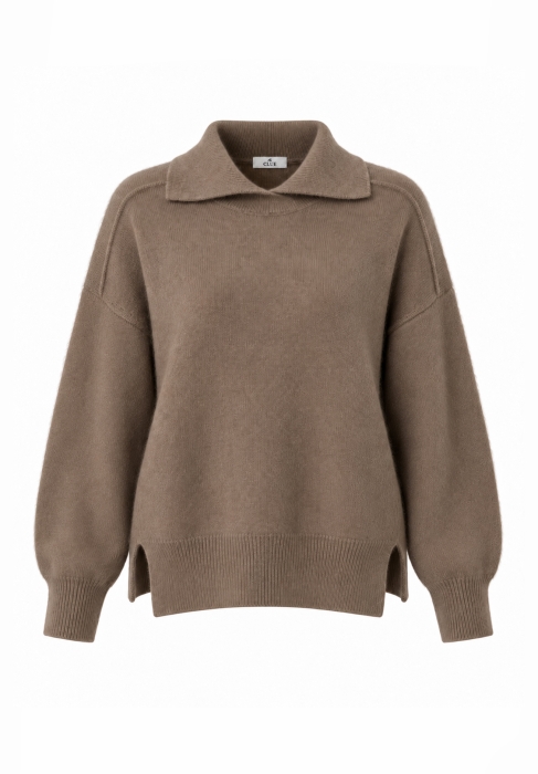 SWETER ZINO FANGO merino&angora